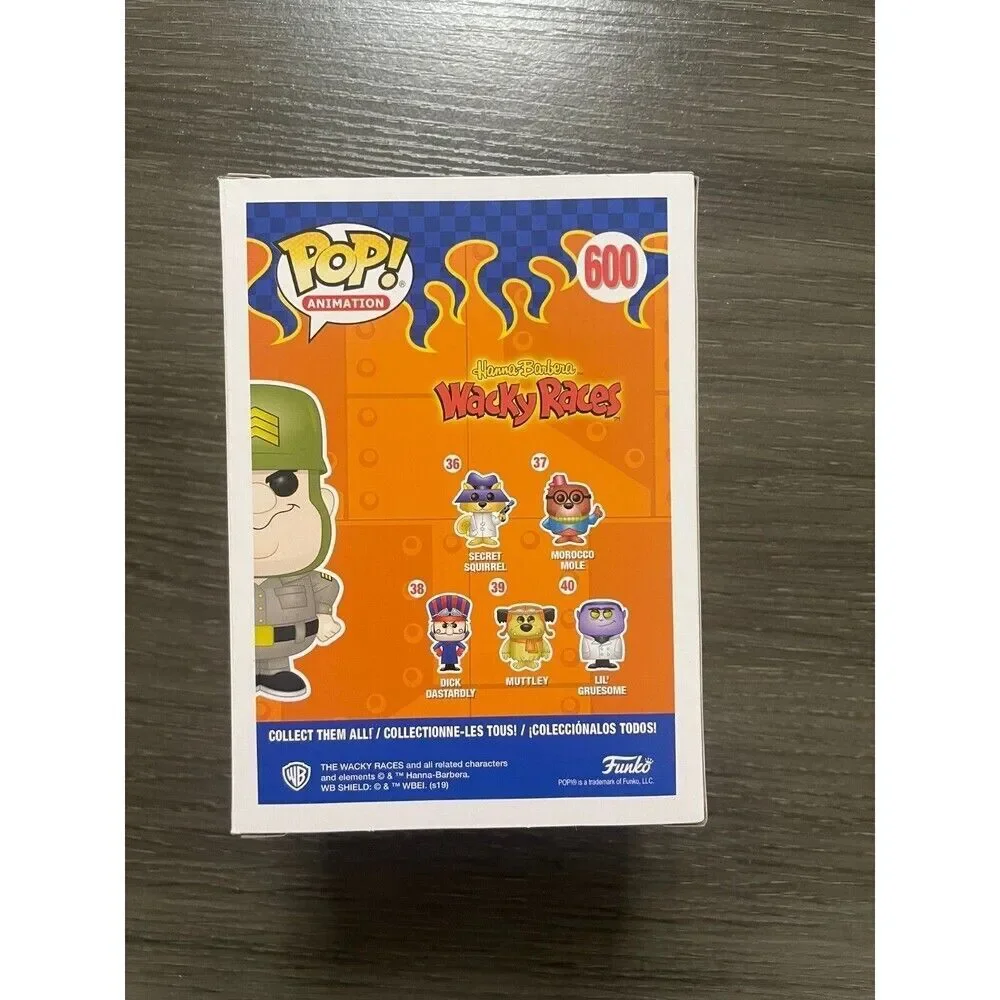 2019 SDCC Funko Pop! Animation Wacky Races Sergeant Blast #600 Exclusive